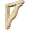 Ekena Millwork Funston Arts and Crafts Rough Sawn Bracket w/ Offset Brace, Douglas Fir, 6"W x 32"D x 36"H BKT0604X32X36FST03RDF - alternate 1